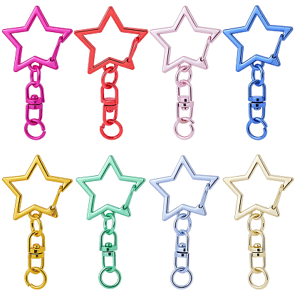 30 поворотные застежки из сплава шт., звезда, без кадмия и без свинца