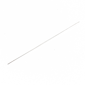 Iron Big Eye Beading Needles, Seed Bead Needle, for Jewelry Making