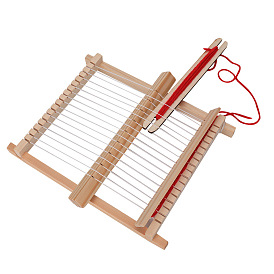 Technology small production children's loom diy handmade wool knitting machine educational wooden toys