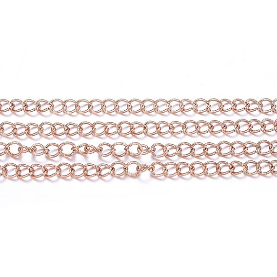 304 из нержавеющей стали скрученные цепи, бордюрные цепи, с катушкой, пайки