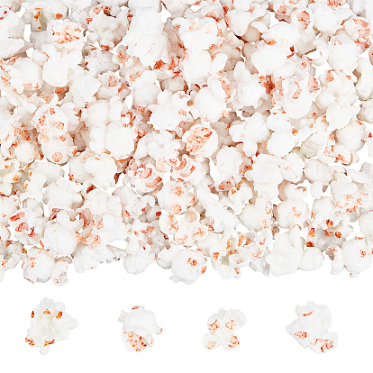 120шт 4 стили пластиковые кабошоны, имитация еды, попкорн