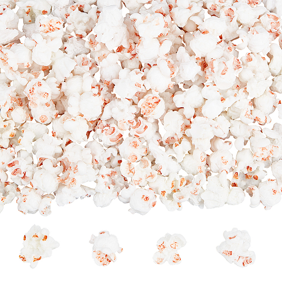 120шт 4 стили пластиковые кабошоны, имитация еды, попкорн