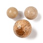Натуральная картина яшма сферические бусины без отверстий, круглые