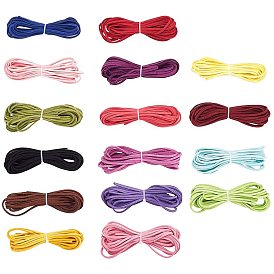 Cordón del ante de imitación