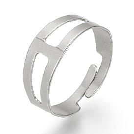 Adjustable 304 Stainless Steel Finger Ring Settings