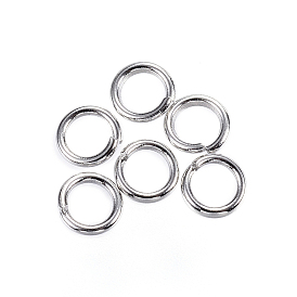 304 Stainless Steel Jump Rings, Open Jump Rings