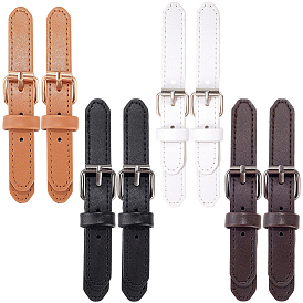 8 ensembles 4 couleurs simili cuir, boutons métalliques en alliage pour la confection de sacs