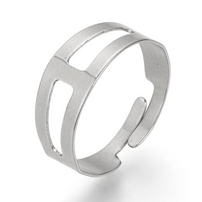Adjustable 304 Stainless Steel Finger Ring Settings