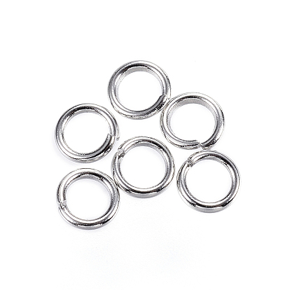 304 Stainless Steel Jump Rings, Open Jump Rings