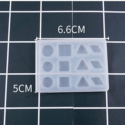 Silicone Molds, Resin Casting Molds, For UV Resin, Epoxy Resin Jewelry Making, Mixed Shapes/Geometric figure