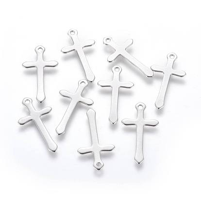 201 подвески из нержавеющей стали, крестик