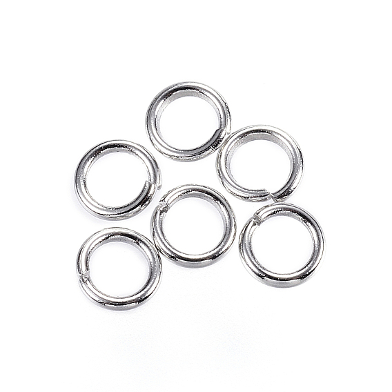 304 Stainless Steel Jump Rings, Open Jump Rings