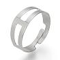 Adjustable 304 Stainless Steel Finger Ring Settings