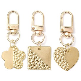 304 Stainless Steel Pendant Decoration, Alloy Swivel Clasps Charms for Bag Ornaments