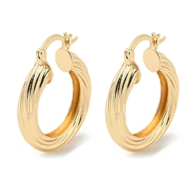Brass Hoop Earrings for Women