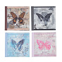 20 Sheets Butterfly PET Adhesive Waterproof Stickers and Paper Self-Adhesive Stickers, for DIY Photo Album Diary Scrapbook Decoration
