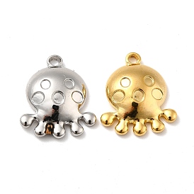 304 Stainless Steel Pendants, Octopus Charms