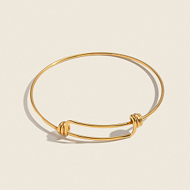 Регулируемые 304 браслеты из нержавеющей стали для женщин