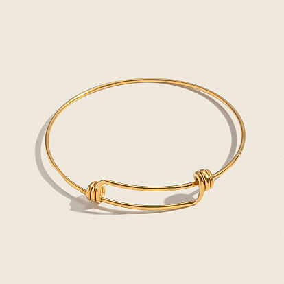 Регулируемые 304 браслеты из нержавеющей стали для женщин