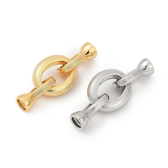 Латунные складные овальные застежки, без кадмия, без никеля и без свинца, овальные