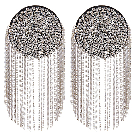 2шт. фетровые эполеты со стразами, значок на плече, аксессуары для одежды