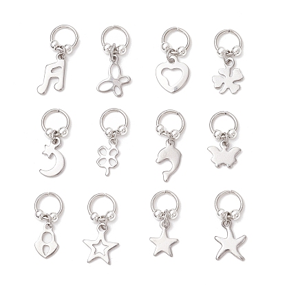 304 подвески из нержавеющей стали смешанной формы, с прыжковых колец