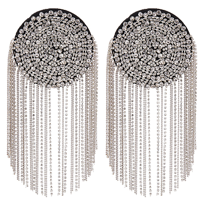 2шт. фетровые эполеты со стразами, значок на плече, аксессуары для одежды