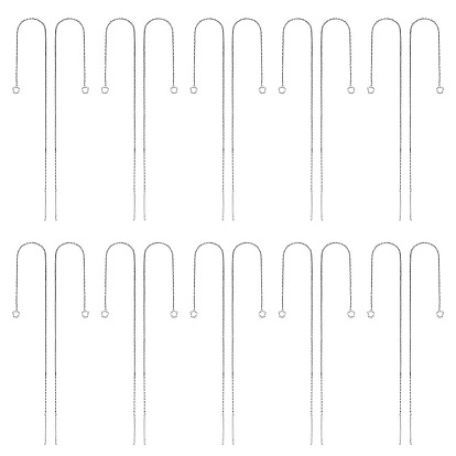 10пары латунных сережек-гвоздиков, с петлей, ушные резьбы, покрытие стойки и длительное покрытие, без кадмия, без никеля и без свинца