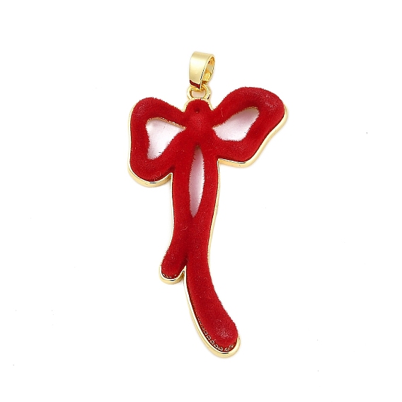 Стойки обшивки латунные подвески, с бантиком, долговечный, без кадмия и без свинца, бантом прелести, с целью перехода в кольце