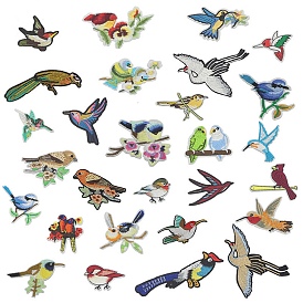 Bird/Butterfly Computerized Embroidery Cloth Sew on Patches, Costume Accessories