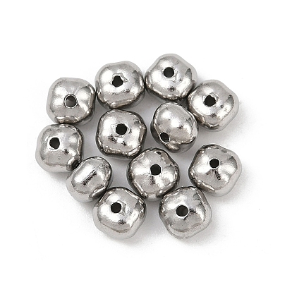 304 из нержавеющей стали бусы, полированный, квадратный, анти-тускнение