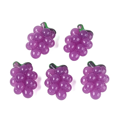 Акриловые бусины, имитирующие желеобразную текстуру, винограды