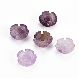 Améthyste perles naturelles, fleur