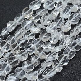 Natural Crystal Beads Strands, Tumbled Stone, Nuggets