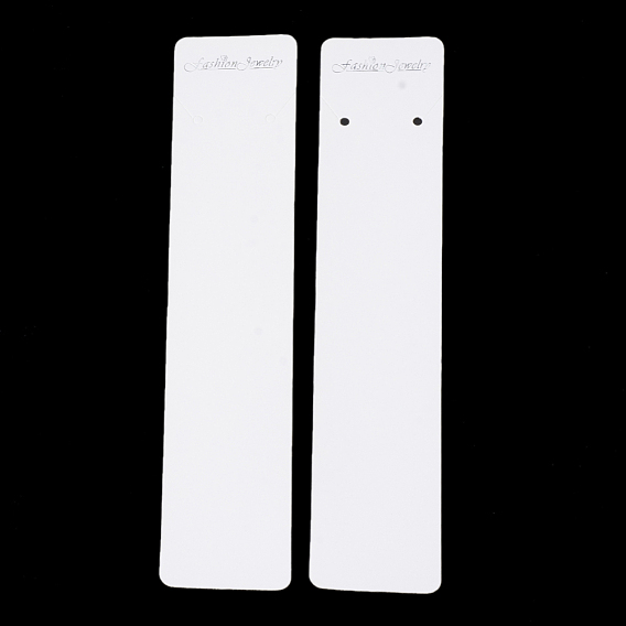 Paper Display Cards, Used For Necklaces, Rectangle