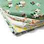 8Pcs 8 Styles Printed Floral Cotton Fabric, for Patchwork, Sewing Tissue to Patchwork, Quilting