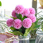Handmade Cloth Artificial Dandelion Flower, Preserved Taraxacum Flower, For DIY Wedding Bouquet, Party Home Decoration