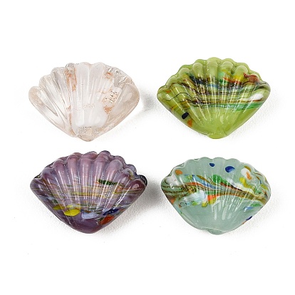 Бусины лэмпворк , формы раковины