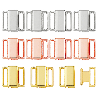 60шт 3 цвета сплава бикини клипсы, запасная часть застежки бюстгальтера, застежка на нижнее белье