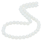 2 brins brins de perles d'opalite, ronde, facette