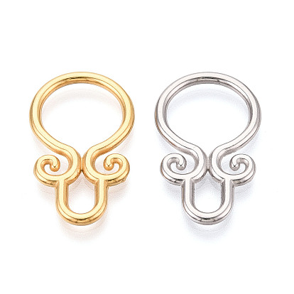 304 подвески из нержавеющей стали, золотое кольцо-кольцо