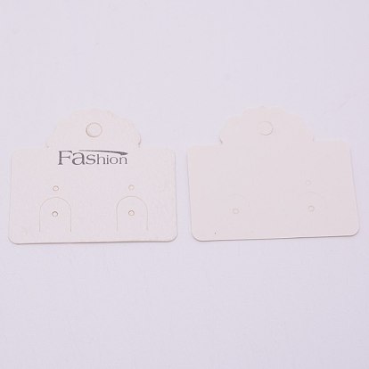Paper Earring Display Cards, Rectangle