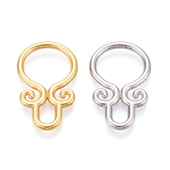 304 подвески из нержавеющей стали, золотое кольцо-кольцо