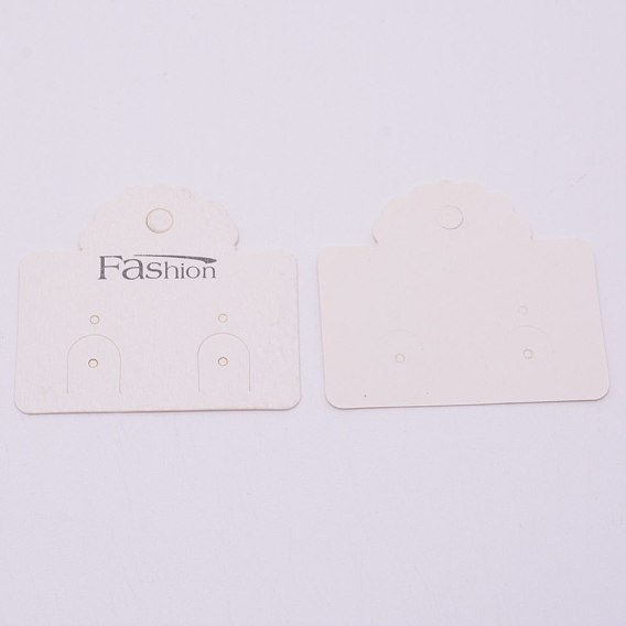Paper Earring Display Cards, Rectangle