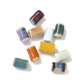 Фарфоровые бусины ручной работы, колонка, фантазии античного стекла фарфора