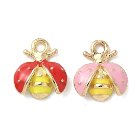 Сплав эмали прелести, золотой свет, божья коровка, без кадмия, без никеля и без свинца, стойки покрытие