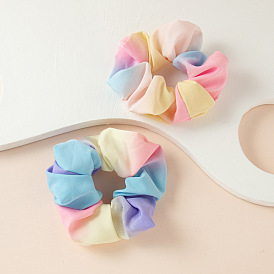 Summer Gradient Color Bow Hair Tie - Chic Hair Accessory for Women