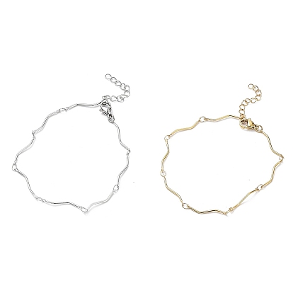 304 браслет-цепочка из нержавеющей стали с поворотными звеньями