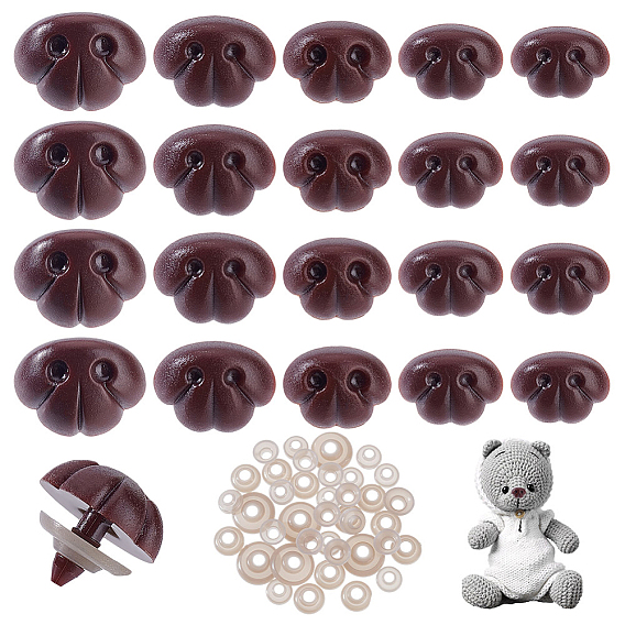 70 сумки овальный нос из смолы, носы для собак, с распоркой, принадлежности для изготовления кукол