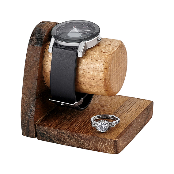 Настольная деревянная подставка для одних часов
